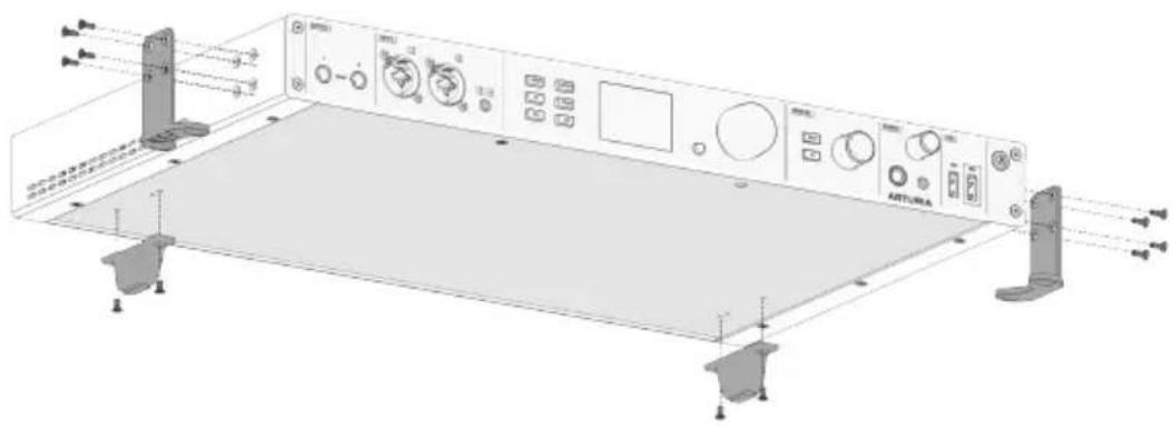 Arturia AudioFuse 16Rig - Configurer l'AudioFuse 16Rig pour une utilisation sur table - 1