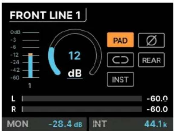 Arturia AudioFuse 16Rig - ANALOG IN/FRONT LINE/FRONT INST/FRONT MIC - 1