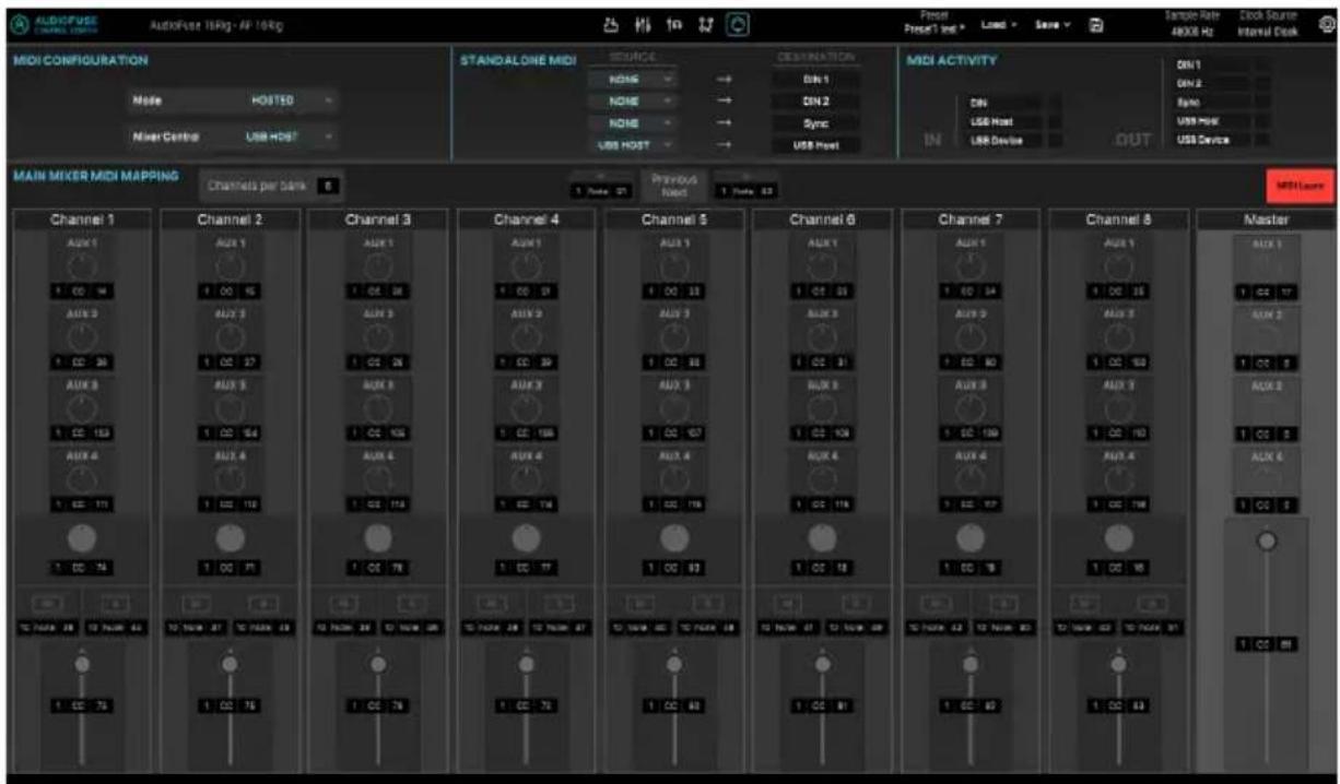 Arturia AudioFuse 16Rig - Écran MIDI - 2