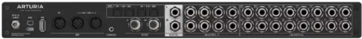 Arturia AudioFuse 16Rig - Le panneau arrière - 1