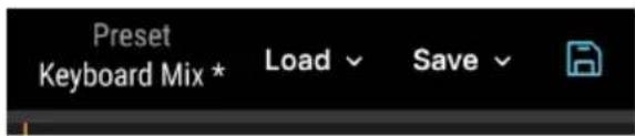Arturia AudioFuse 16Rig - Contrôles des presets - 1