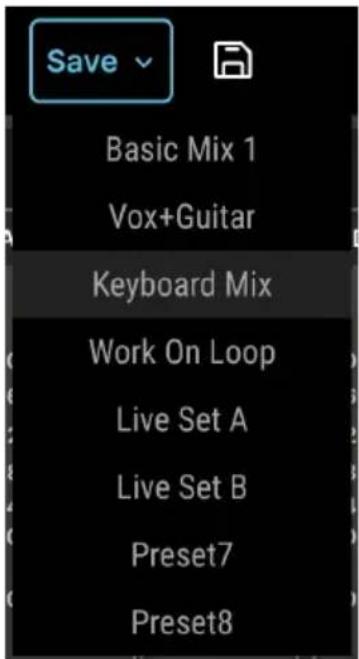 Arturia AudioFuse 16Rig - Preset Save et Quick Save - 1
