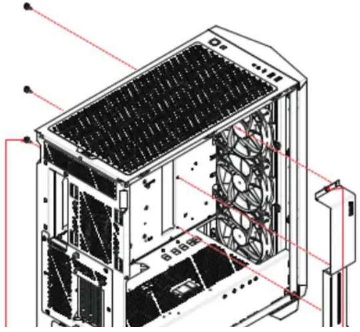 MSI MPG GUNGNIR 300P AIRFLOW - Retrait du support GPU - 2