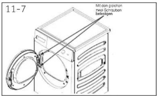 HAIER HD100-A2979N - Bauen Sie die Türbaugruppe aus - 6