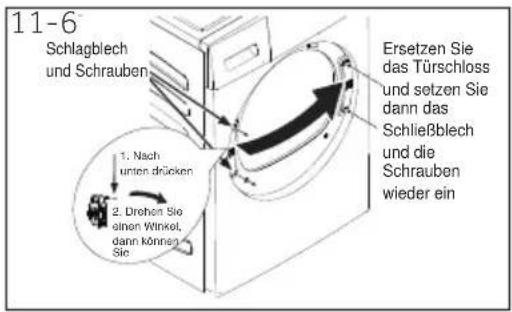 HAIER HD100-A2979N - Bauen Sie die Türbaugruppe aus - 5