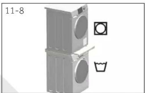 HAIER HD100-A2979N - Obrátenie otvárania dverí (len pre modely s hmotnostou 8/9 kg) - 4