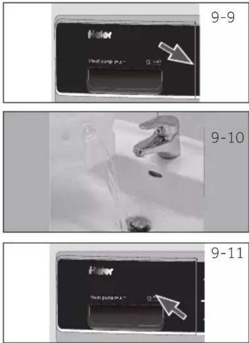 HAIER HD100-A2979N - Tömning av vattentanken - 1