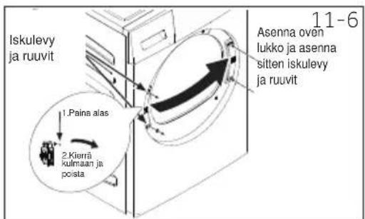 HAIER HD100-A2979N - Pesukoneen ja kuivaajan pinoaminen - 3