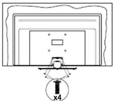 PANASONIC TX-32MS480E - Сглобяване на пиедестала - 3