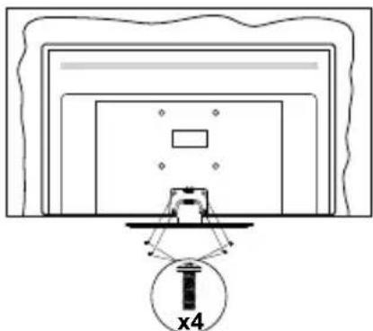 PANASONIC TX-32MS480E - Het voetstuk assembleren - 3