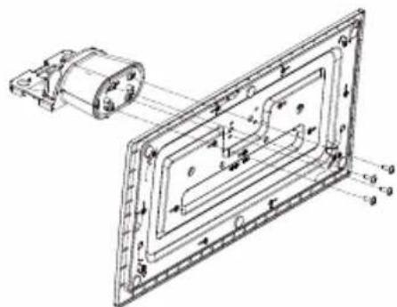 PANASONIC TX-50MX600E - Montaggio del piedistallo - 1