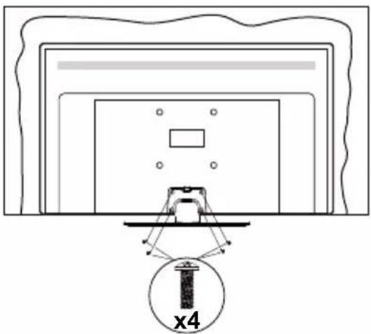PANASONIC TX-50MX600E - Assembling the pedestal - 3