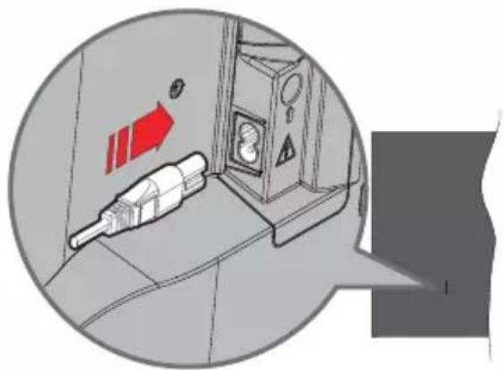 PANASONIC TX-50MX600E - Ligação da alimentação elétrica - 1