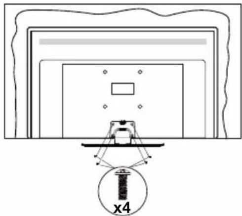PANASONIC TX-50MX600E - Samling af soklen - 2