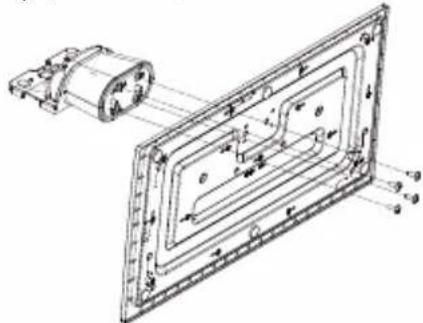 PANASONIC TX-50MX600E - Asamblarea piedestalului - 1