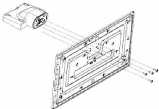 PANASONIC TX-50MX600E - Assembling the pedestal - 1