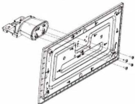 PANASONIC TX-50MX600E - Montage du socle - 1