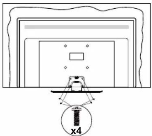 PANASONIC TX-43MX600E - Montaż podstawy - 3