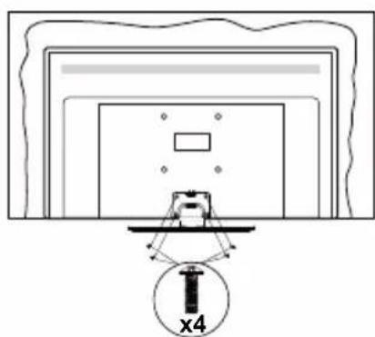PANASONIC TX-43MX600E - Montage du socle - 3