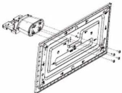 PANASONIC TX-43MX600E - Het voetstuk assembleren - 1