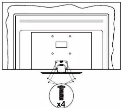 PANASONIC TX-43MX600E - Montáž podstavce - 3