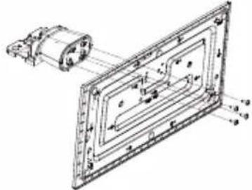 PANASONIC TX-43MX600E - Τοποθέτηση της βάσης - 1
