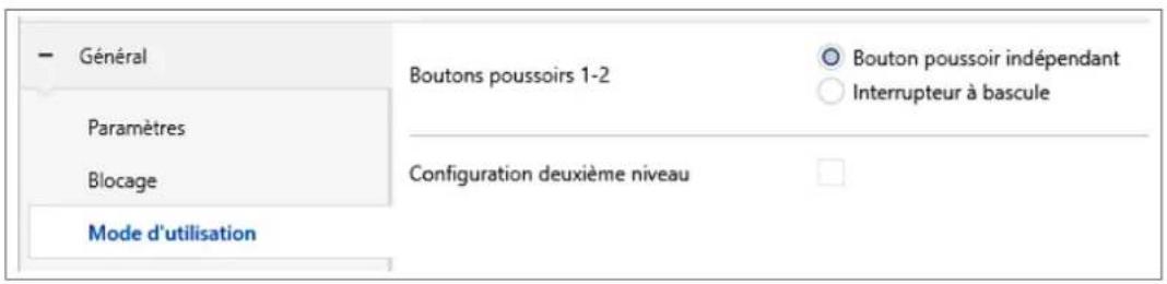 HAGER WHT202 - Paramètre Principe d'utilisation - 1