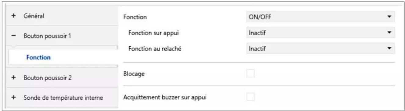 HAGER WHT202 - Paramétrage comme principe d'utilisation Touche : - 1