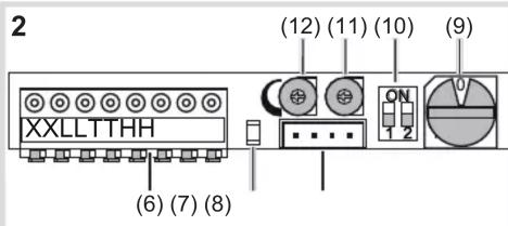 HAGER REU511X - Composition de l'appareil (fi gure 1 et 2) - 2