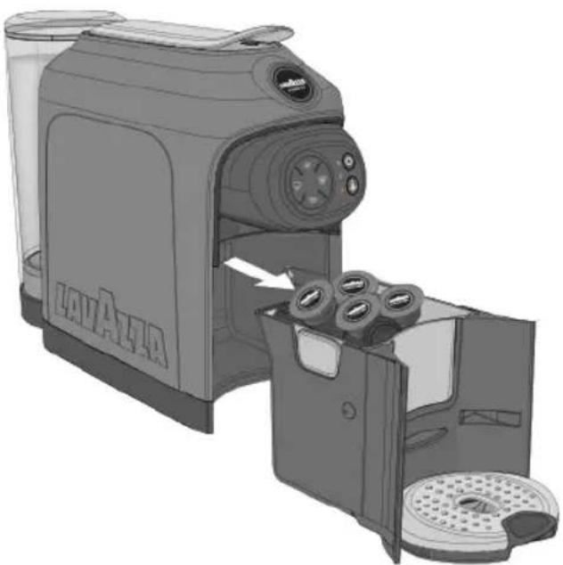 Lavazza Idola - LIMPIEZA BANDEJA RECOGE GOTAS Y CAJÓN RECOGE CÁPSULAS USADAS - 1