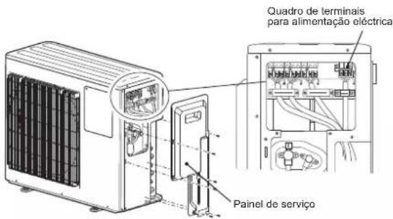 MITSUBISHI MSZ-HR50VFK - 2-1. LIGAÇÃO DOS FIOS PARA A UNIDADE EXTERIOR - 2