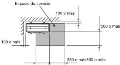 MITSUBISHI MSZ-HR50VFK - Espacio de servicio - 1