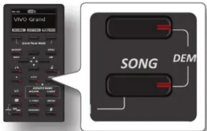 Dexibell Vivo H5 - Appuyez simultanément sur les boutons [Â] et [SONG]. - 1