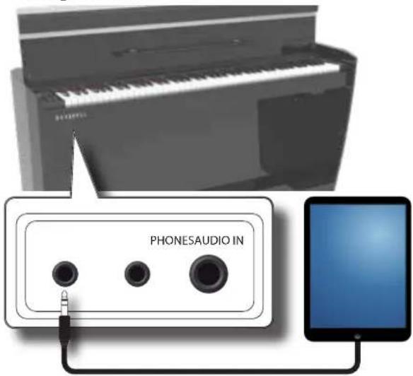 Dexibell Vivo H5 - Connexion des appareils de lecture numérique - 1