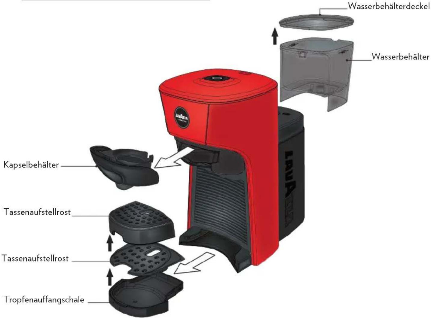 Lavazza A Modo Mio Tiny Eco - REINIGUNG DER MASCHINE - 1
