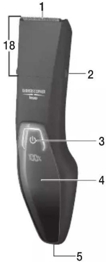 BEURER HR 4000 Fili - Opis urządzenia - 1