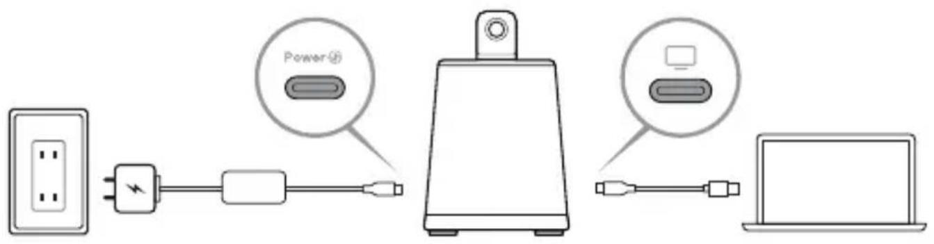 KanDao Meeting Ultra Standard - 電源を入れる - 1