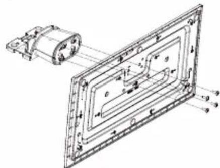 PANASONIC TX-65MX600E - Montaje del pedestal - 1