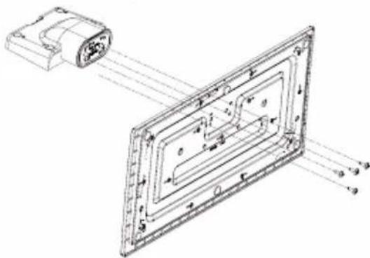 PANASONIC TX-65MX600E - Assembling the pedestal - 1