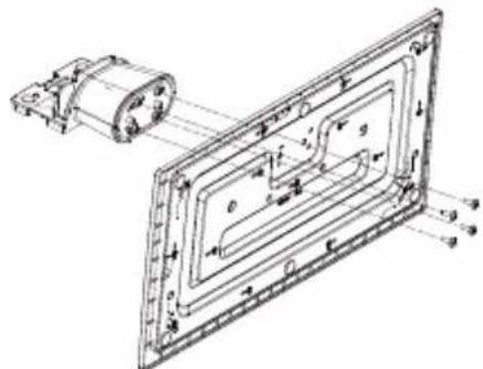 PANASONIC TX-65MX600E - Montage du socle - 1