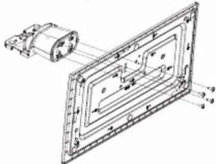 PANASONIC TX-65MX600E - Montar o pedestal - 1