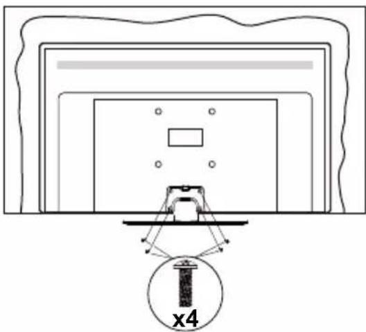 PANASONIC TX-65MX600E - Assembling the pedestal - 3
