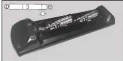 PANASONIC TX-65MX600E - Kaukosaatimen paristojen asentaminen - 2
