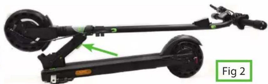 EMG ES 82w SKILL 2 - Folding the scooter - 2