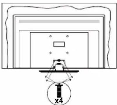 PANASONIC TX-55MX600E - Asamblarea piedestalului - 3