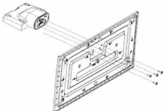 PANASONIC TX-55MX600E - Assembling the pedestal - 1