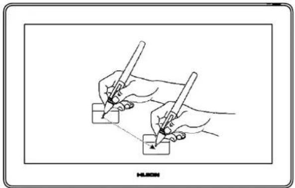 Huion Kamvas Pro 16 Plus - ZeigerpositionierungPosition the cursor - 3