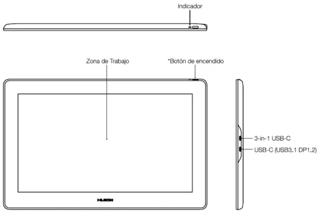 Huion Kamvas Pro 16 Plus - Produit et accessoires - 1
