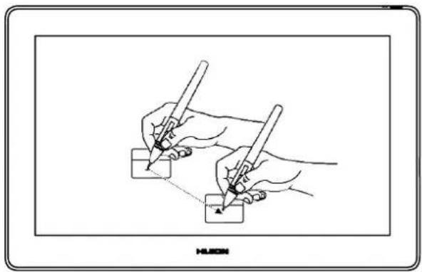 Huion Kamvas Pro 16 Plus - Posición del cursor - 3