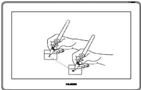 Huion Kamvas Pro 16 Plus - Position du curseur - 3